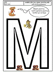 o harfi çizgi çalışması